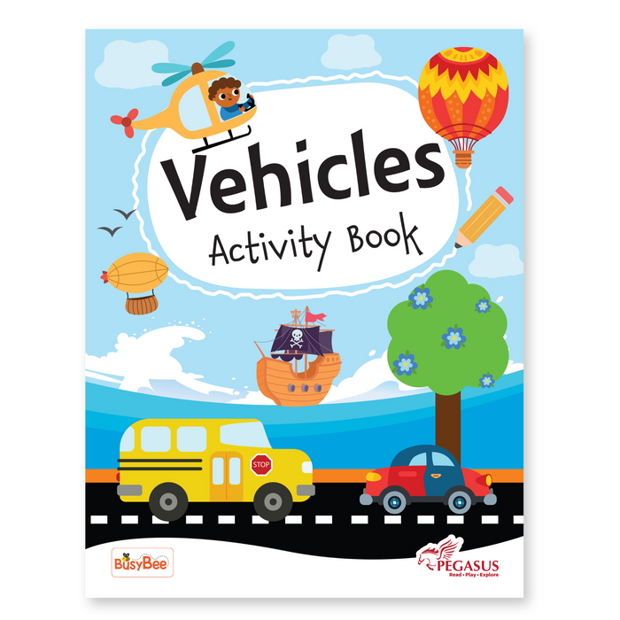 Pegasus Activity Book : Vehicles