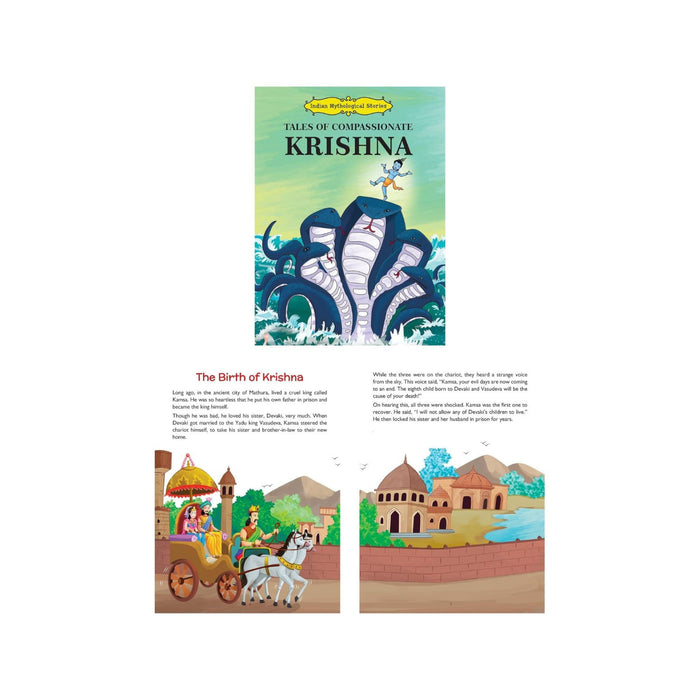 Indian Mythological Stories for Kids- Set of 5 Books - Lord Rama, Shiva, Krishna, Ganesha & Hanuman (Illustrated)