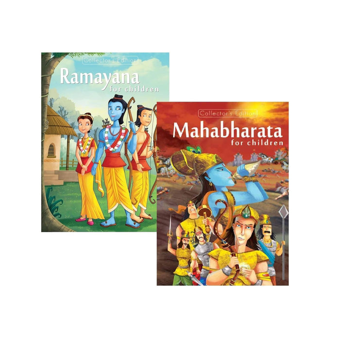 Pegasus Religious Books Set of 2- Ramayana & Mahabharata for Children
