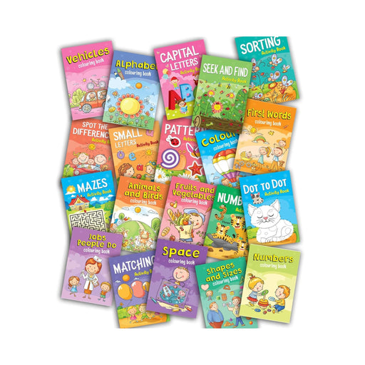 Set of 20 Capital Letter Reading Book, Early Learning Reading Book