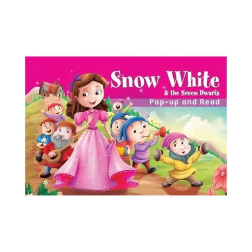  Snow white pop-up story reading book, Early childrens story reading books  