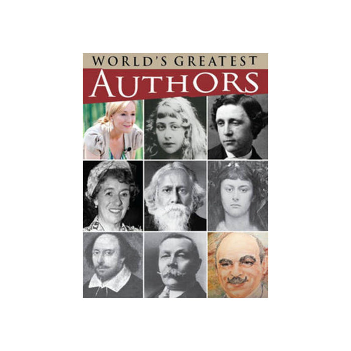 Great authors of history childrens reading books, Pegasus World's great authors 