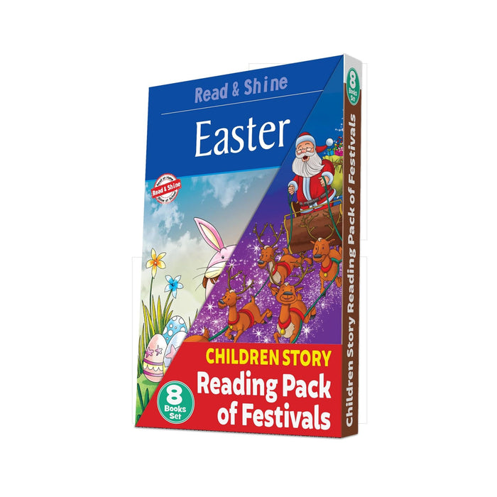 Set of 8 Reading Story Books about Festivals for Children