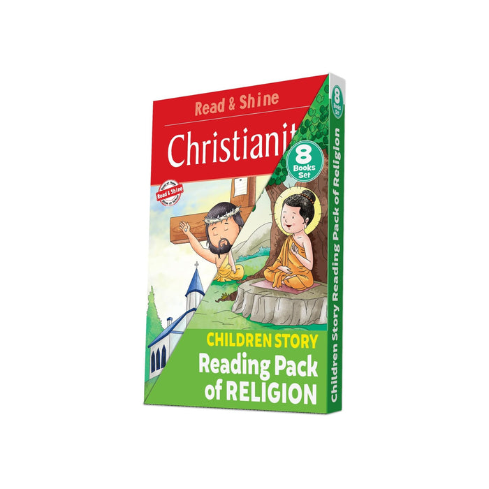 Set of 8 Reading Story Books about Religion for Children