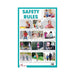 Safety Rules Chart for Safety Measures, Children's Safety Rules Poster