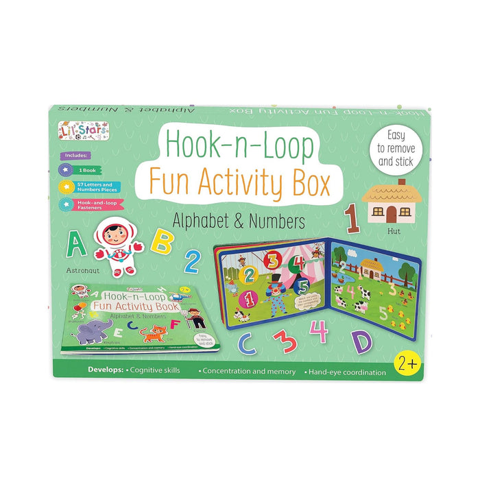  Alphabet $ Numbers Acitivity Box, Early Activity Box