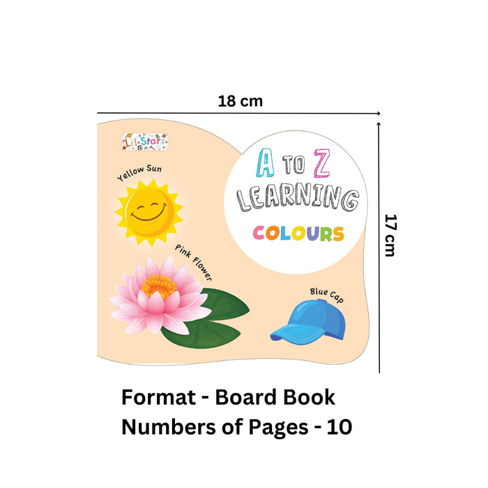 A To Z Learning - Colours Board Book for Kids