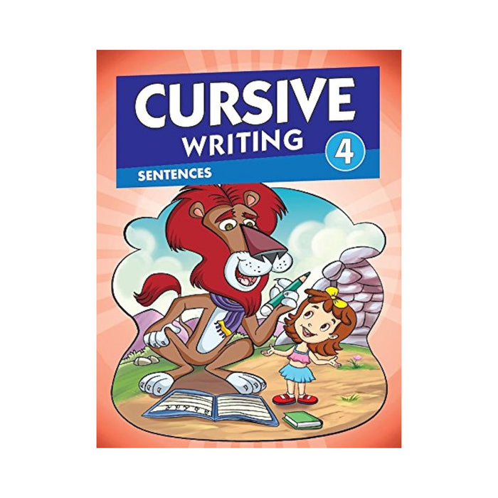 Children's Long Words Workbook, Cursive Sentences Workbook-4