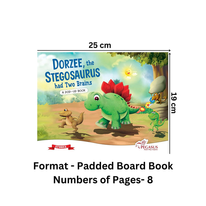 Dorzee, The Stegosaurs Had Two Brains - Pop up Book