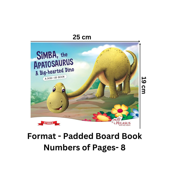 Simba, The Apatosaurus A Big-Hearted Dino - Pop up Book