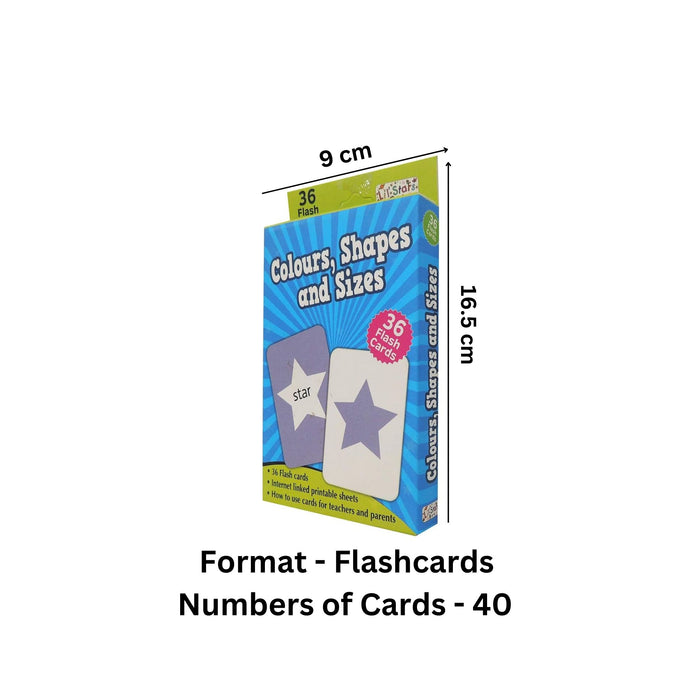 Colours, Shapes & Sizes - Flash Cards