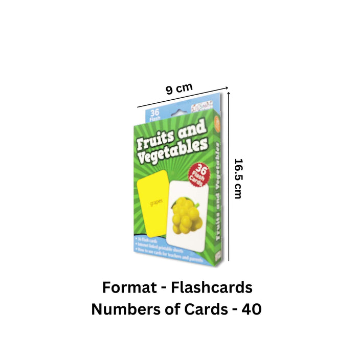 Fruits & Vegetables - Flash Cards