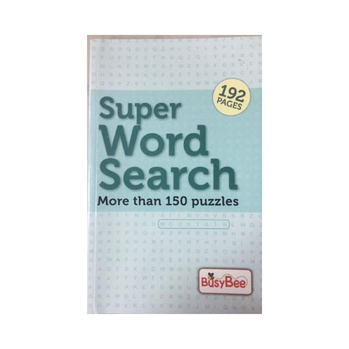 192 Pages Word Search Puzzles