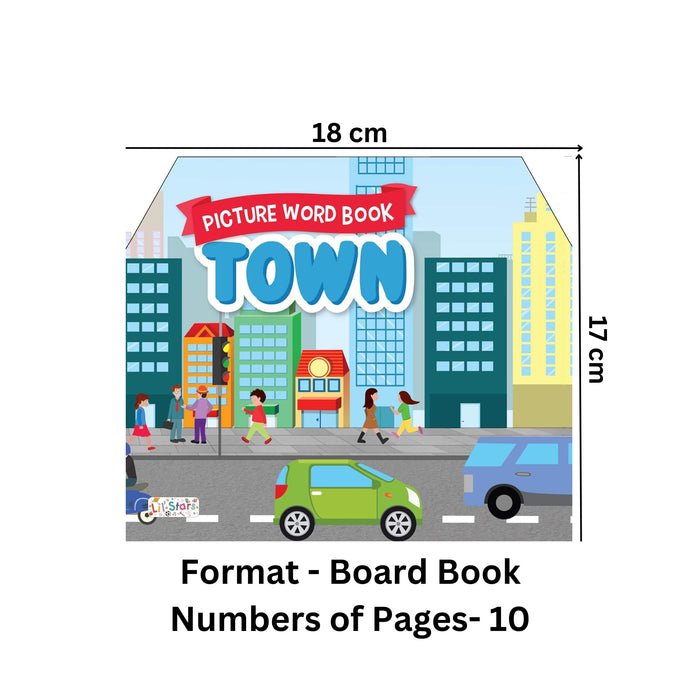 Town - Picture Word Board Book