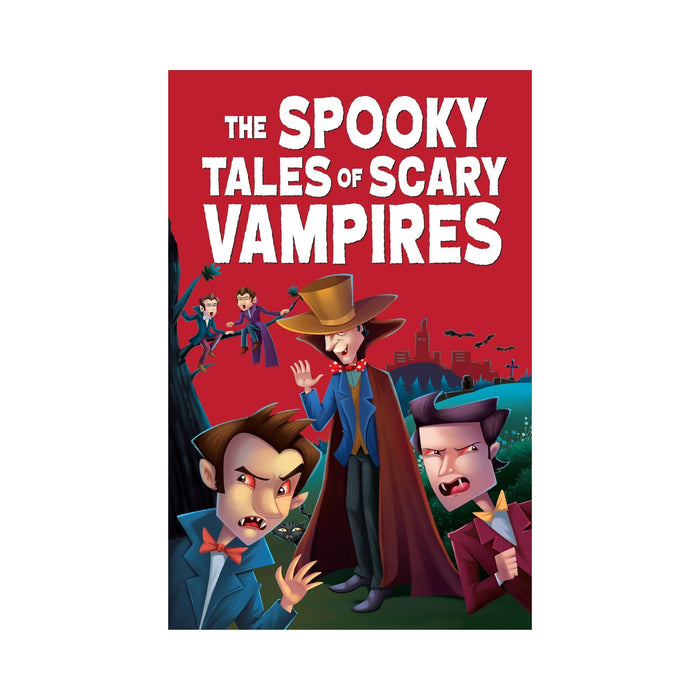 Fun vampire-themed reading book for children, The spooky tales of scary vampires