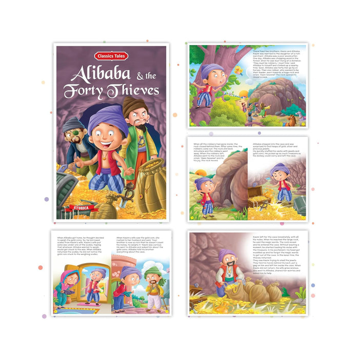 Pack of 10 - Classics Tales Story Books for Kids