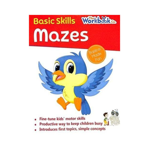 Maze Puzzle Books for Early Learners, 3+ Years basic skills Mazes wordbook
