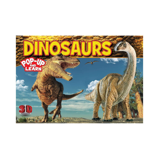 Educational dinosaurs guide , Dinasaur Knowledge & Encyclopedia Books Dinosaurs 3D Pop-up children Book, Interactive Dinosaurs in 3D Pop-up Book