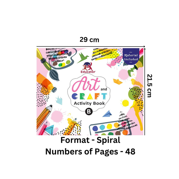 Art and Craft Activity Book - B