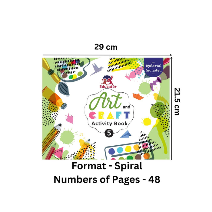 Art and Craft Activity Book - 5