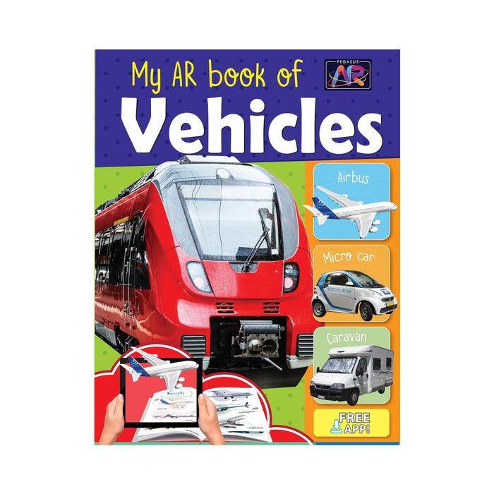  Early Vehicle AR Book, Early Learning Vehicle Book