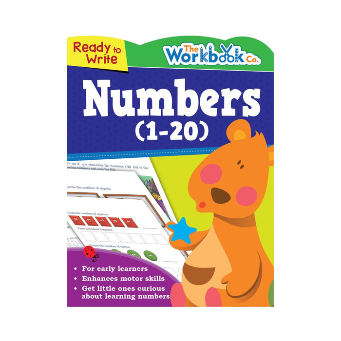   Numbers Workbook for Early Chidlren, Children's Educational Numbers Workbook 