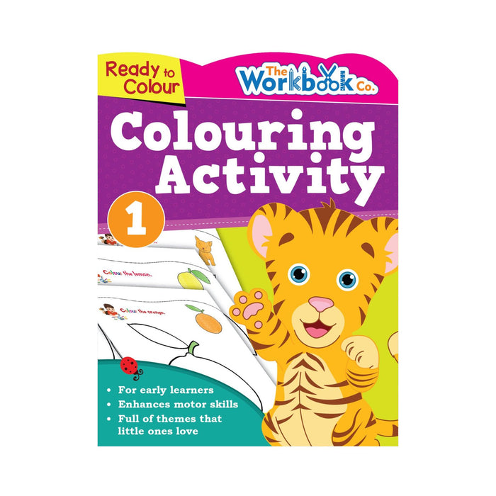  Ready to Write Colouring Activity - 1 Workbook, Pegasus Children's Colouring Activity Book