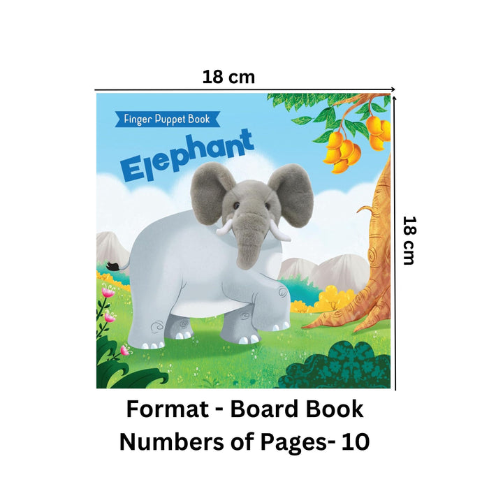 Finger Puppet Board Book - Elephant
