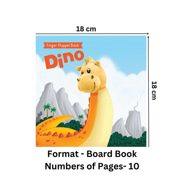 Finger Puppet Board Book - The Claw- Dinosaur