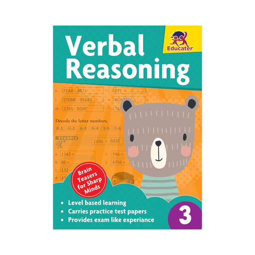 Stimulating Verbal development books, Verbal reasoning 3 Children's book