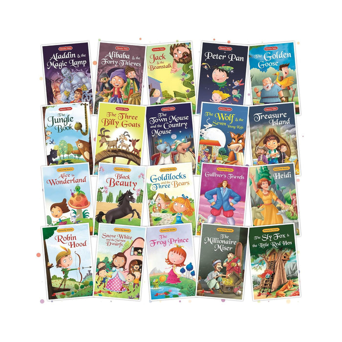 Set of 20 Classic Tales & Favourite Story Books | English Short Stories Books