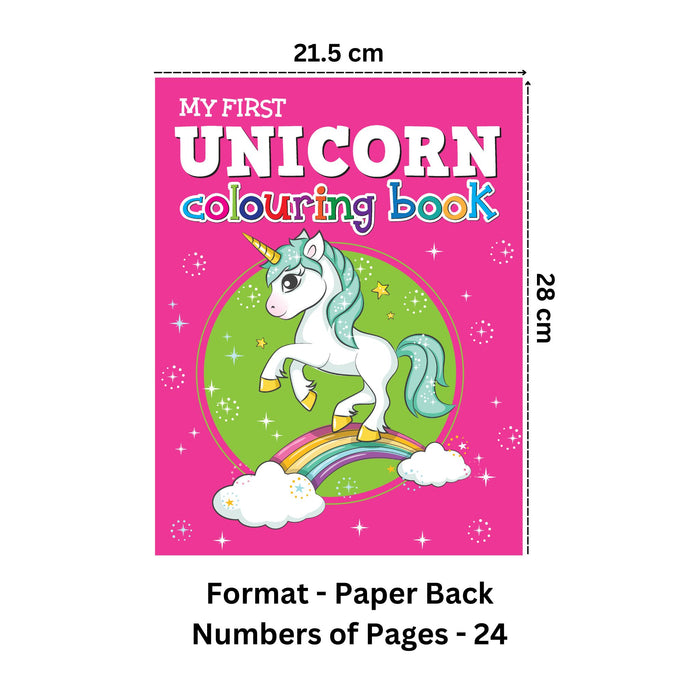 My First Unicorn Colouring Book
