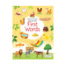 First Words Early Learning Workbooks, First Words Workbook