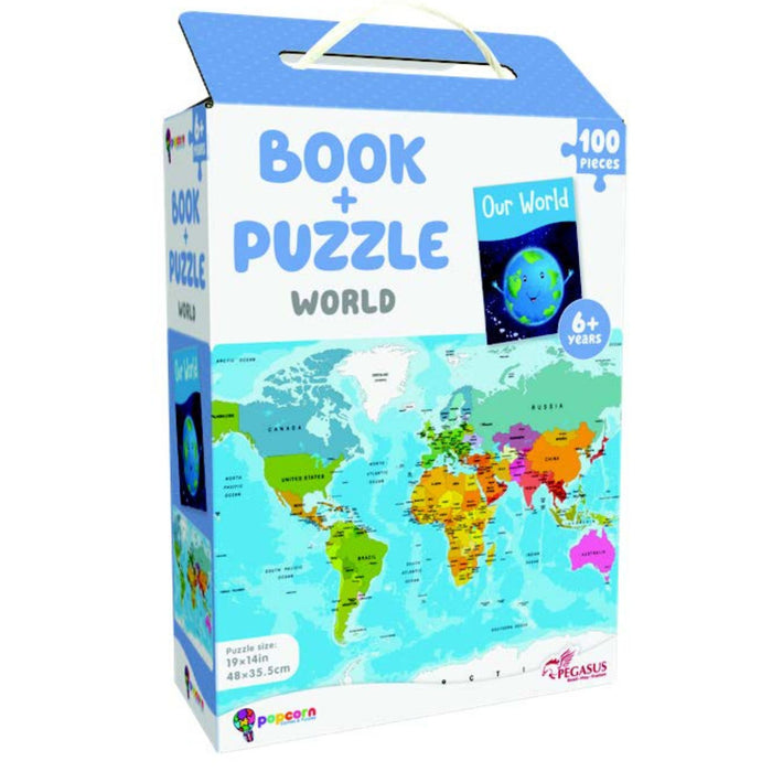 World- Puzzle + Book