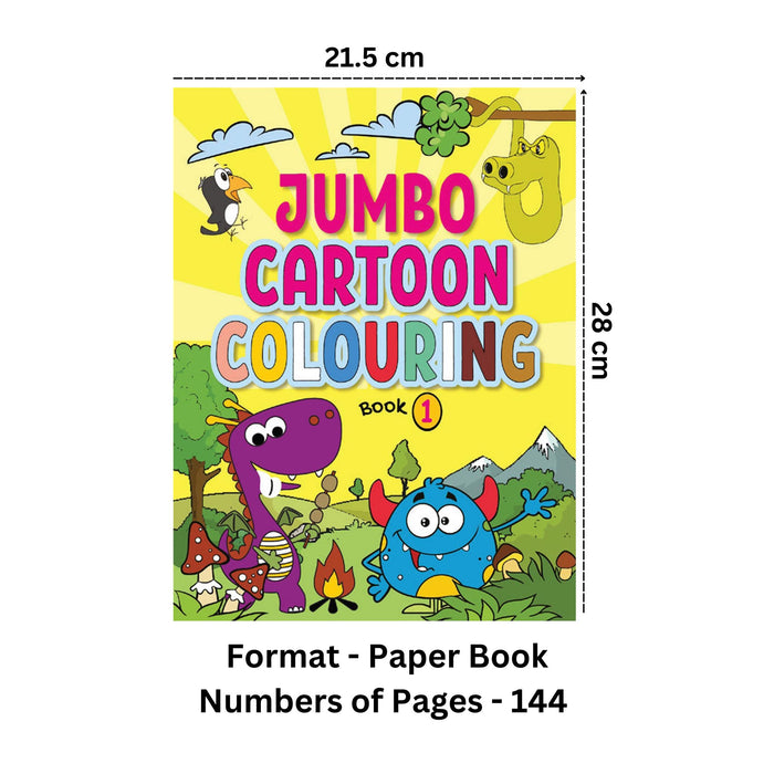 Jumbo Cartoon Colouring - 1