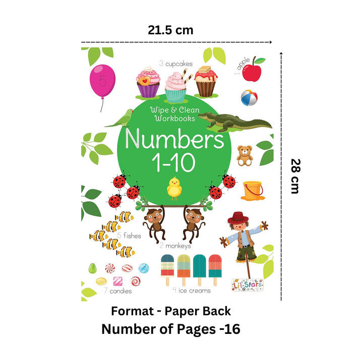 Numbers 1-10 - Wipe & Clean Workbook