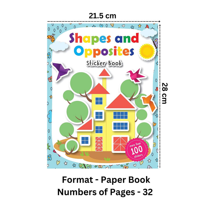 Shapes and Opposites - Sticker Book