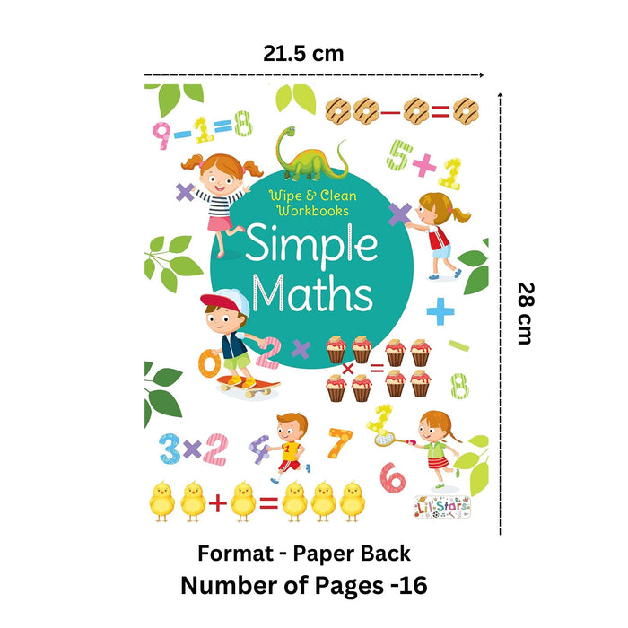 Simple Maths - Wipe & Clean Workbook