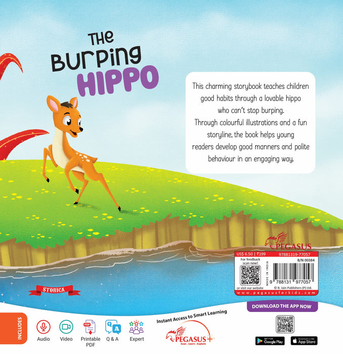 The Burping Hippo - Story Book